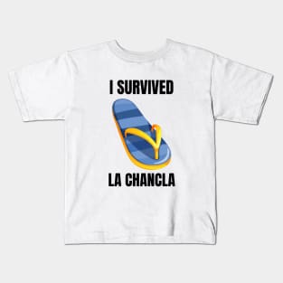 I Survived La Chancla Kids T-Shirt
